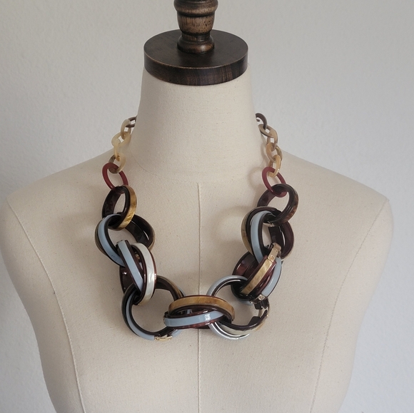 VTG Rush by Denis and Charles Statement Necklace - Picture 1 of 10